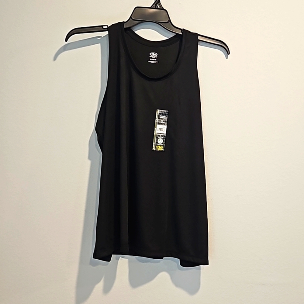 Black Athletic Works moisture wicking tank top gym size XL